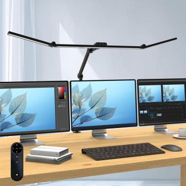 Imagem de Lâmpada de mesa Micomlan 36W Bright Led com braçadeira de 120 cm com controle remoto