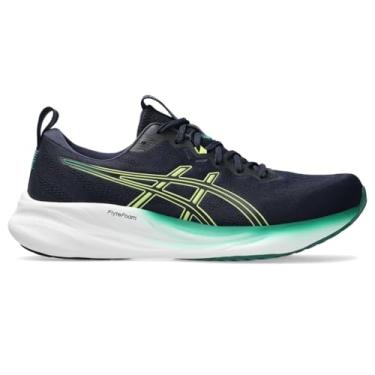 Imagem de ASICS Gel-Pulse 16 Tênis masculino, Meia-noite/amarelo lúcido, 38