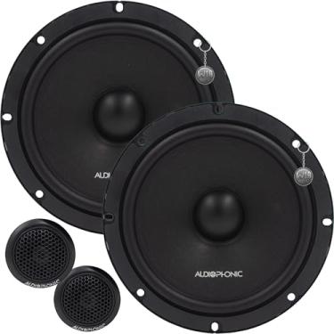 Imagem de Kit 2 Vias Alto Falante 6,5" Pol Cone de Celulose Tweeter de Seda 4 Ohms Audiophonic - KN 650