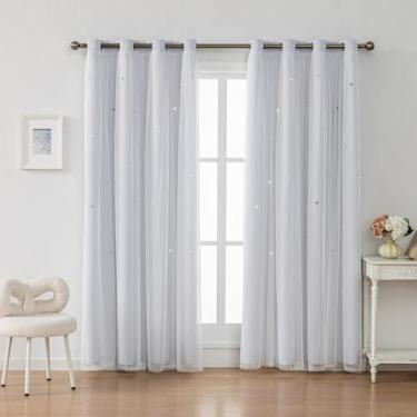Imagem de Cortinas blackout ombré arco-íris para crianças, meninas, quarto, sala de estar, listras escuras, camada dupla recortada, decoração de casa, decoração de casa, cortinas de janela com ilhós gradientes