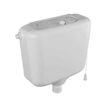 Imagem de Caixa Descarga Branca 9 Litros - Astra Altura 60cm Largura 48cm Profun