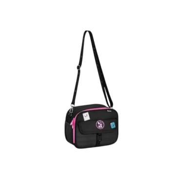 Imagem de Lancheira Luluca Térmica Transversal Escolar Passeio Juvenil Preto