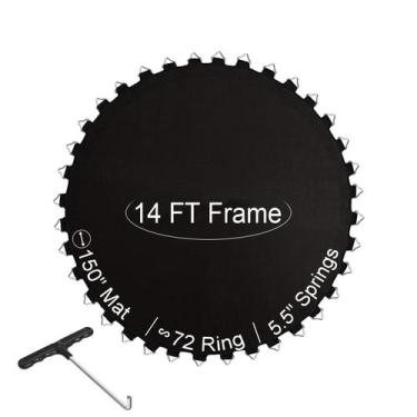 Imagem de Tapete de trampolim Ketofa de substituição de 14 pés para trampolim re