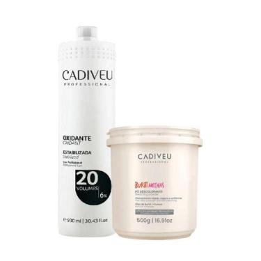 Imagem de Cadiveu Buriti Mechas Pó Descolorante 500g + OX 20 Volume 900ml
