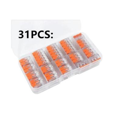 Imagem de Conectores De Fios Compactos Para Emenda, Kit De Terminais De Conexão 