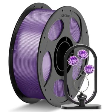 Imagem de ANYCUBIC Filamento PETG 1,75 mm, filamento de impressora 3D, translúcido e vibrante, precisão dimensional +/- 0,02 mm, impressão com a maioria das impressoras 3D FDM, carretel reutilizável de 1 kg