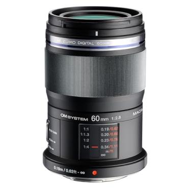 Imagem de OM SYSTEM Macro Olympus M.Zuiko Digital ED 60 mm F2.8 para câmera de sistema micro quatro terços, design selado contra intempéries, interruptor de limite de foco brilhante
