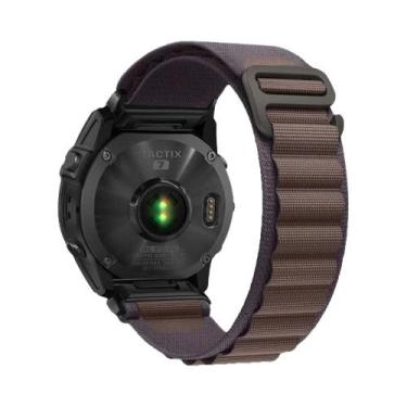 Imagem de Pulseira De Relógio De Liberação Rápida De Nylon Para Garmin fenix7S 7