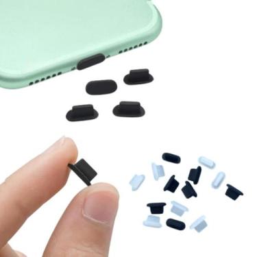 Imagem de Plug protetor de entrada carregador Iphone lightning de Silicone  - Ge