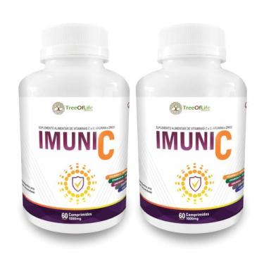 Imagem de Kit 2X Super Vit C Imune 5+ Arginina Vitamina C Vitamina D - Tree Of L