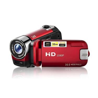 Imagem de Câmera de vlog Yoidesu Red 16MP 1080P 2,7 polegadas 16X Zoom