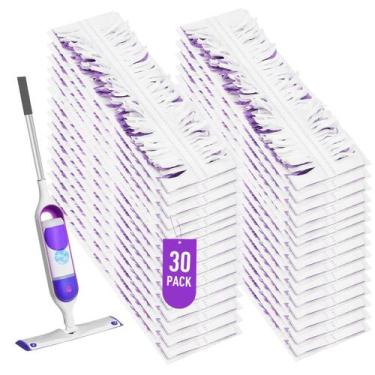 Imagem de Mop Refils, pacote com 30 Swiffer PowerMop para pisos de madeira - MAT