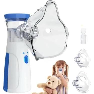 Imagem de Inalador Ultrassônico Portátil Sem Fio – Nebulizador Silencioso Premium para Toda a Família com Alívio Respiratório Imediato