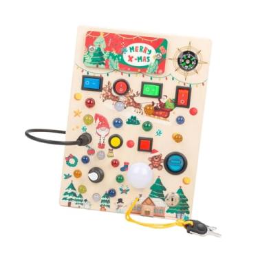 Imagem de simhoa Quadro de Atividades com Brinquedo LED Montessori para Crianças Meninos Meninas 1 2 3 4 Anos