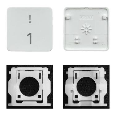 Imagem de GRMTRV Dobradiça individual de substituição para teclado Magic A2438 A2439 A2449 A2450 A3118 A3203 2021-2024 ano (1 tecla)