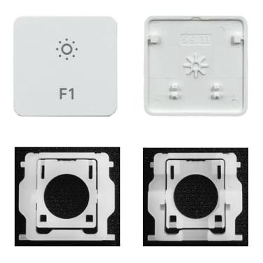 Imagem de GRMTRV Dobradiça individual de substituição para teclado Magic A2438 A2439 A2449 A2450 A3118 A3203 2021-2024 ano (tecla F1)