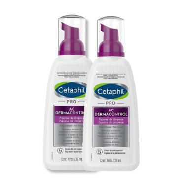 Imagem de Kit 2 Cetaphil Pro Ac Dermacontrol Espuma de Limpeza 236ml