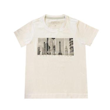 Imagem de Camiseta Ogochi Infantil Concept Slim Branca 2/8-Masculino