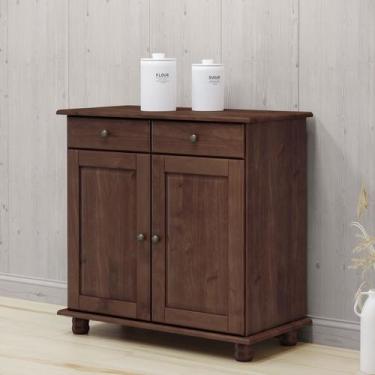 Imagem de Buffet Aparador Rústico 100% Madeira Maciça 2 Portas 2 Gavetas Linha R