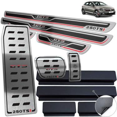 Imagem de Descanso + Pedaleira + Soleira Preto AR Polo GTS 250 TSI