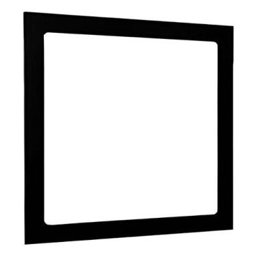 Imagem de 3 Painel Plafon Embutir Led Slim 20x20 18w Quadrado - Preto - Megaace,