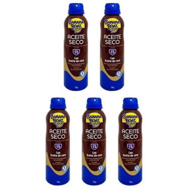 Imagem de Kit com 5 banana boat bronzeador oleo aero fps15 170ml r6800 - ARCOM