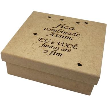 Imagem de Caixa MDF, Caixas de Presente MDF Decorativa. Expresse Seus Sentimentos Com Esta Caixa Encantadora. Tem o Tamanho Certo: Nem Grande, Nem Pequena. Ideal para Presentear com Chocolates e Mimos.