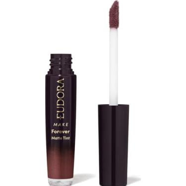 Imagem de Batom Líquido Rose Vintage Eudora 18h duração Make Forever Matte Tint 4ml