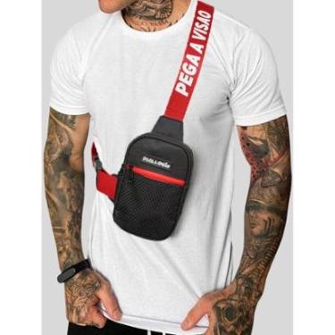Imagem de Shoulder Bag Masculina Mini Bolsa Necessaire Basica Pega a Visão-Masculino