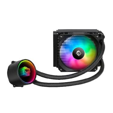 Imagem de Water Cooler Gamer Hayom FC 1314 RainBow 120mm - Preto