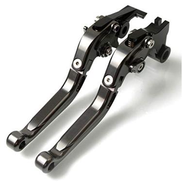 Imagem de Para Suzuki Hayabusa GSXR1300 GSXR 1300 GSX-R1300 2008 2009 2010 2011 2012 2013 2014 2015 2016 Alavanca de embreagem de freio de motocicleta (Cor: QYGX888 1)