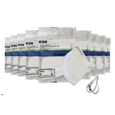 Imagem de Kit máscara kn95 branca (c/ 10 unidades) - OPEN MEDICAL