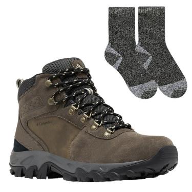 Imagem de Kit Bota Impermeável Columbia Newton Ridge Plus II Masculina + Meia
