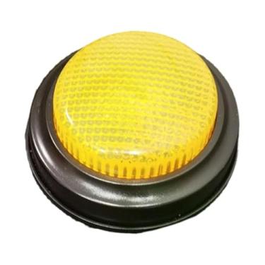 Imagem de harayaa Jogo de perguntas e respostas Beeper Brinquedo educacional portátil Reutilizável Suprimentos para professores Campainha de pressão manual para jogos, Amarelo