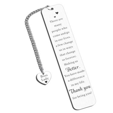 Imagem de Presentes de dia do chefe para mulheres, presente de agradecimento para chefes, marcadores de livro de promoção para mulheres, presentes de viagem para líderes, presente de supervisor mentor para