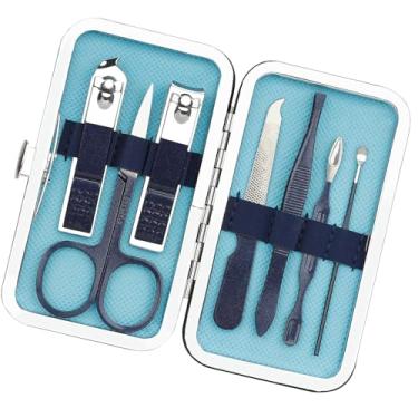 Imagem de Kit de unhas, conjunto de manicure, cesta de Páscoa, kit de cuidados para homens, cortadores de unhas para homens, conjunto de manicure de unhas, kit de cuidados com as unhas, presente para homens