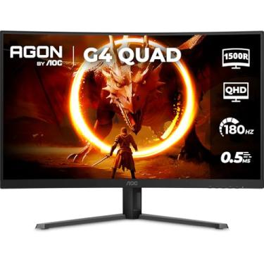 Imagem de Monitor Gamer Curvo AOC AGON QUAD 32" 180Hz 0,5ms HDR10 CQ32G4E