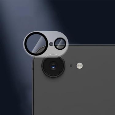 Imagem de 3 peças de filme de vidro temperado para lente de câmera curvada 3D para iPhone 16e protetor de lente traseira resistente a arranhões para iPhone 16E