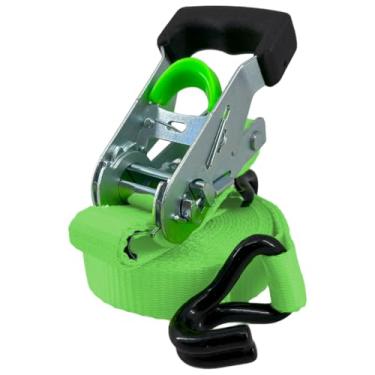 Imagem de Cinta Catraca Para Amarração De Carga Gancho J 4 Metros 1400Kg NEVVO