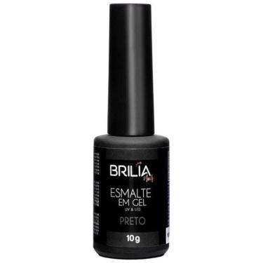 Imagem de Brilia Nail Esmalte Essencial Preto 10G