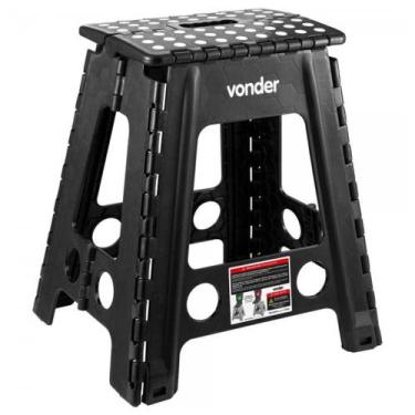 Imagem de Banqueta Plástica Dobrável 450mm 35.40.045.002 - VONDER