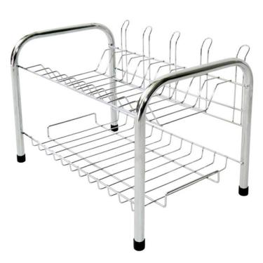 Imagem de Escorredor De Louça Dois Andares E119 Vinci Móveis Cromado