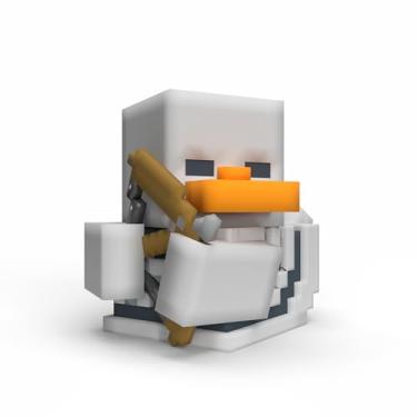 Imagem de TUBBZ Edição Boxed: Minecraft - Boneco de vinil de pato de borracha cosplay esqueleto