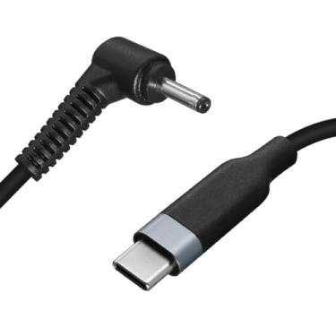 Imagem de PD Tipo C USB-C Macho para DC 3,5 x 1,35 mm Macho Tomada de Alimentação 12V PD Extensão Cabo de Carregamento, Suporte 36W/12V PD Conversor de Plugue (5 pés/1,5 m)