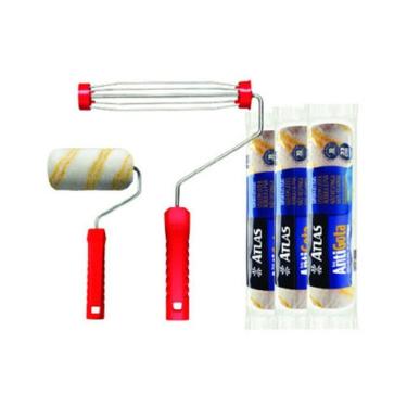 Imagem de Kit De Pintura Antigotas 23cm 5 Peças 4321 - Atlas