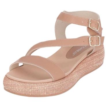 Imagem de Sandália Feminina Flatform Moderna Conforto Piccadilly