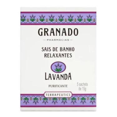 Imagem de Granado sais banho relaxante lavanda 5un 15g cada