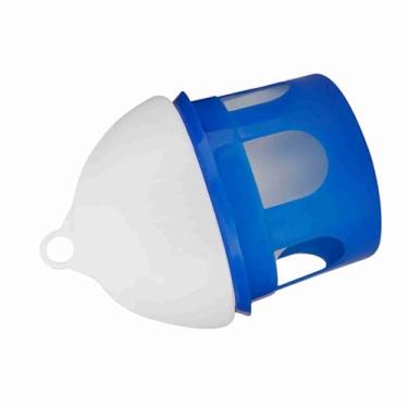 Imagem de Mingzhe Alimentador Automático de Grande Capacidade, Dispensador de água, Conjunto de Tubos Giratórios para Pombos, Prevenção de Poluição, Feito de Plástico ABS Premium (T. Vinagre)