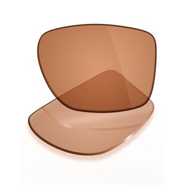 Imagem de Mryok Lentes de reposição UV400 para óculos Oakley Chamfer Squared OX8143 54 mm, HD Polarized, proteção UV, resistente a impactos e ajuste perfeito - marrom