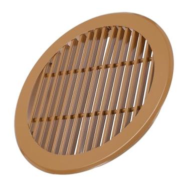 Imagem de PATIKIL Difusor de teto redondo de 30 cm, saída circular de alumínio para teto parede HVAC banheiro cozinha garagem duto ventilação e exaustão, marrom